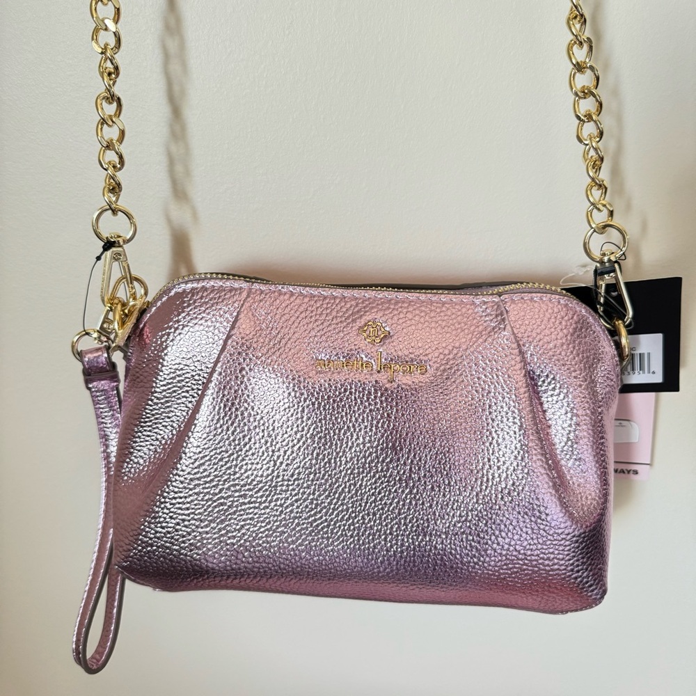 Nanette pepore metallic Pink Crossbody Bag.      #2